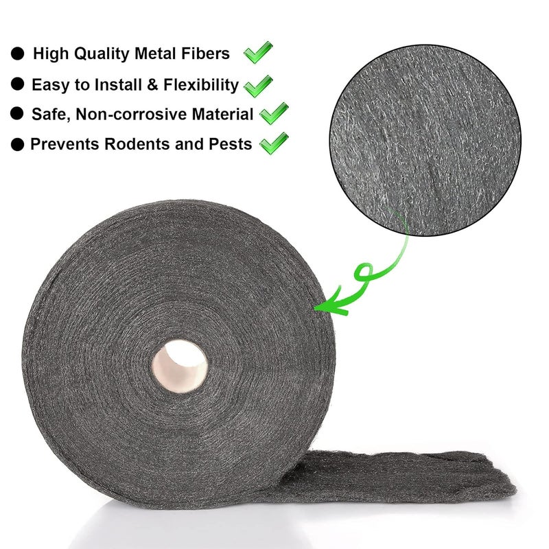 DIRBUY 0000 Steel Wool 5lb - Hardware Cloth for Cleaning, Buffing, Polishing Glass, Windows, Tiles, Metal - Image 4